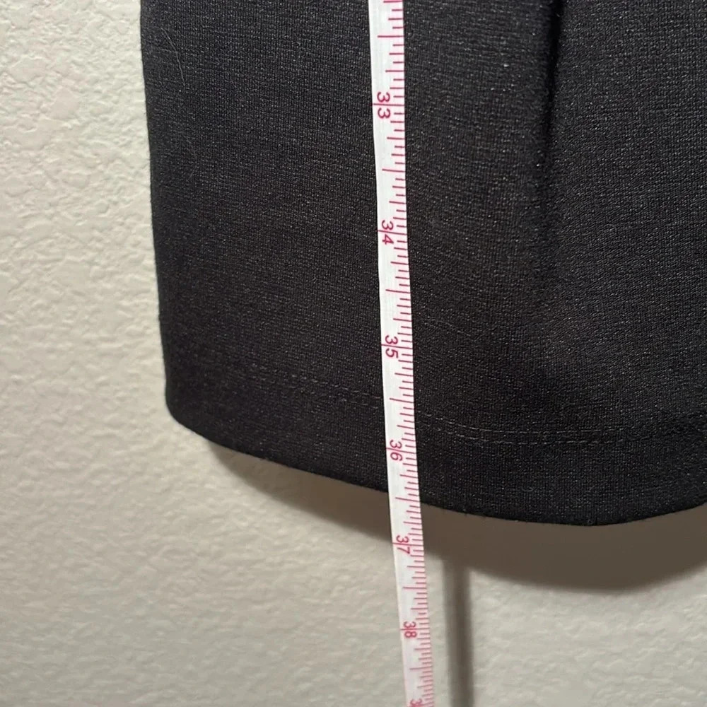 Gap PONTE FIT-AND-FLARE DRESS with Pockets Black size M - Picture 4 of 9